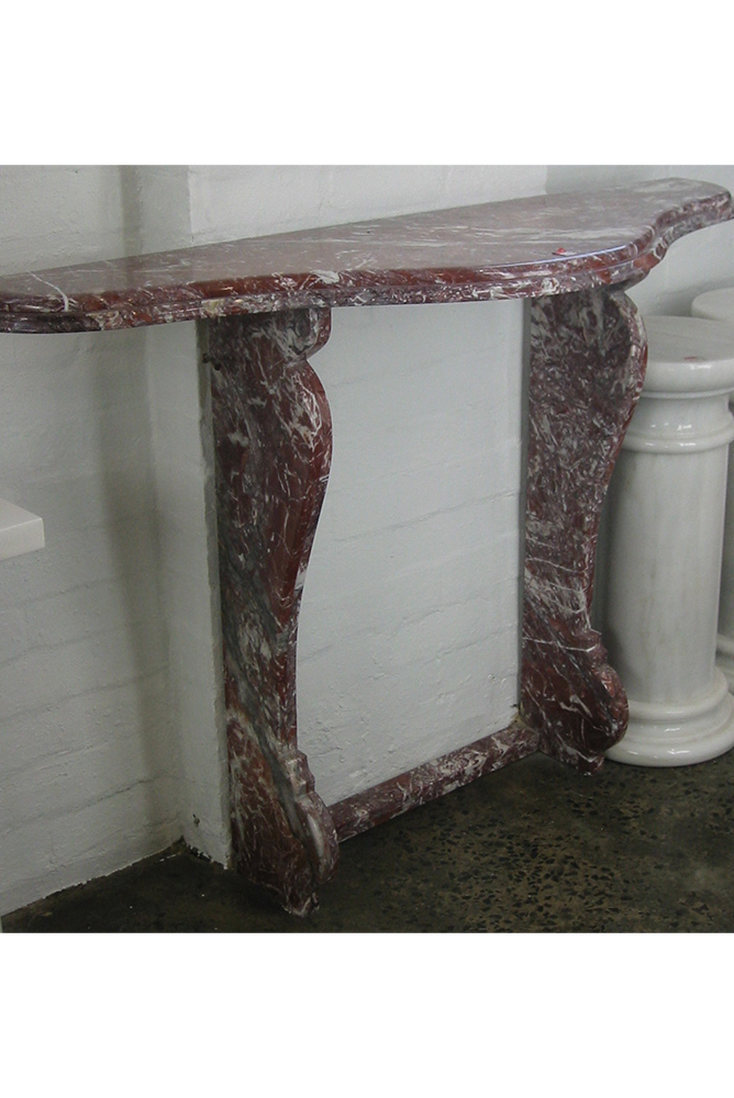 Karnish Red Marble Console