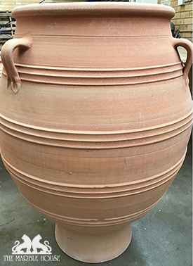 Clio Urn. Outdoor urn pots suppliers, Australia, NZ. Mediterranean Urns importers and suppliers. The Marble House.